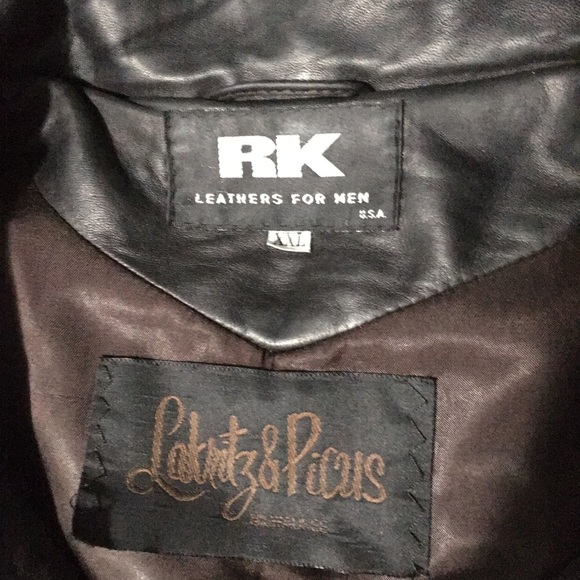 Men’s leather coat. - Picture 2 of 5